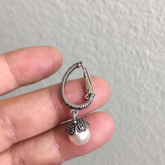 🖤Sterling silver and marcasite stones pendant - Picture 4 of 12